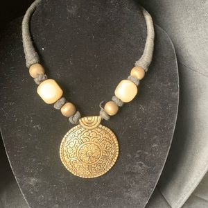 African Tribal Native Brass necklace